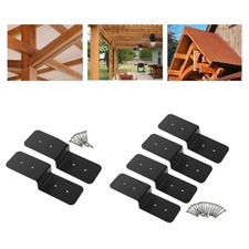 Support de pergola, fixation de solive de terrasse avec vis, support