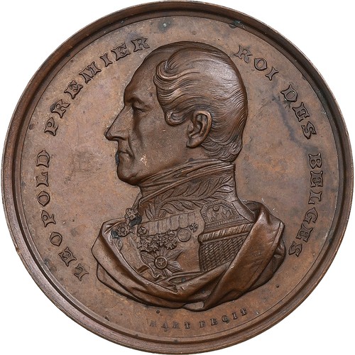 Belgique médaille léopold - belgique,, médaille,