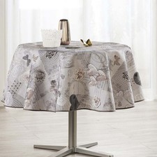 Nappe ronde1m80 cœurs réf