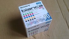 10 Minidisc Sony Bianca Série