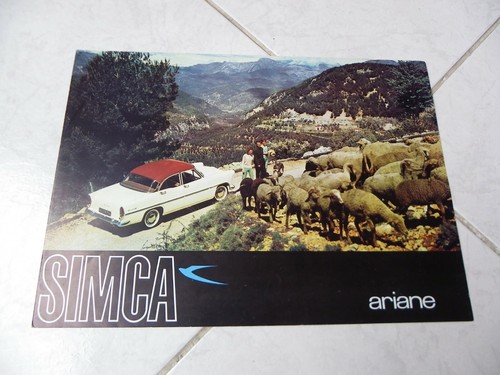 Simca ariane 1962 brochure - ariane,