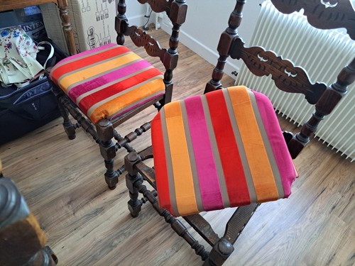 Lot chaises anciennes - chaises,