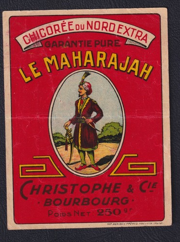 Ancienne étiquette chicorée - ancienne,