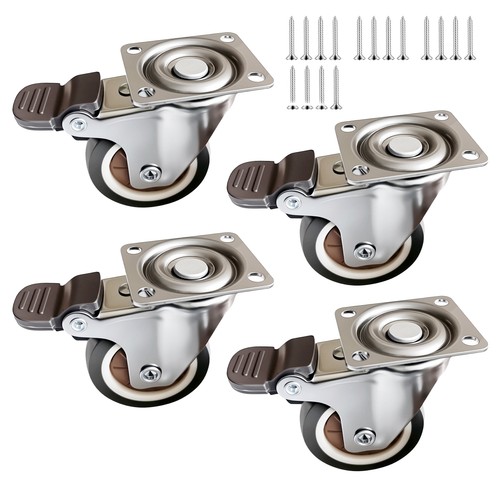 Roulettes pivotantes pour