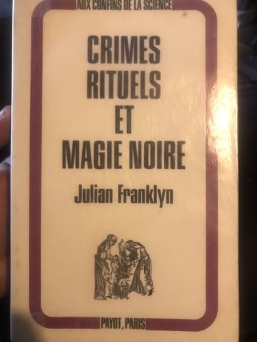 Magie noire julian franklyn - magie,