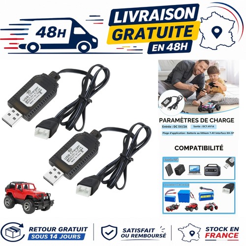 Chargeur usb lipo 4v - chargeur, 2s