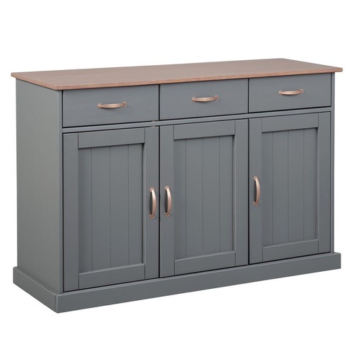 Buffet portes 3 tiroirs - buffet,