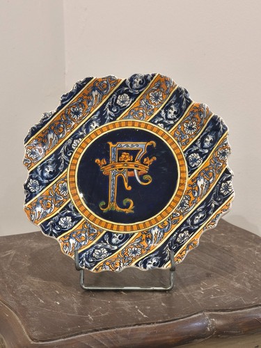 Belle assiette faience de - assiette,