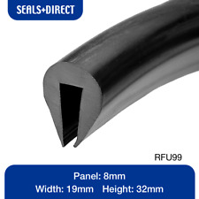 Boat Marine Rubber EPDM Rubbing Strake U Fender Section - RFU99 - 8mm Base