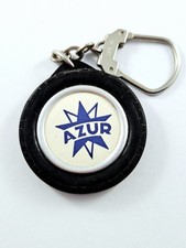 KEYCHAIN - AZURE - Garage de la GARE - SALAISE-SUR-SANNE - Vintage 1960s -