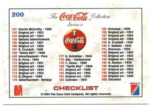 Carte collection coca cola - carte,