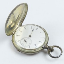 Longines Silver 45 MM  Hunting Pocket Watch
