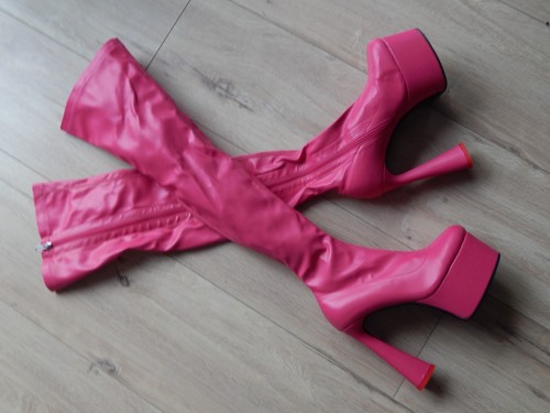 Cuissardes roses fushia lamoda - cuissardes,