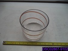 Qty =36: Piedmont Plastics 5.75" x 6" x .125" Clear Polycarbonate Tube