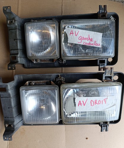 Lot phares rectangles avant - lot,