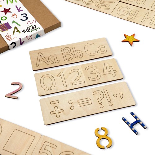 Pochoirs bois pour enfants - pochoirs,