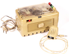 PRL) JEALOUS MILANO ITALY TAPE RECORDER CASTELLI MICROPHONE T32 MIC COIL TAPE