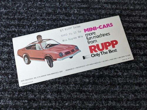 Rupp mini cars nos - ,