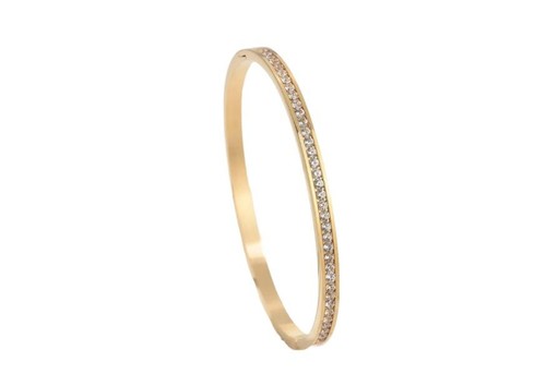 Bracelet jonc acier - acier, or