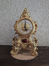 Pendulette laiton massif doré