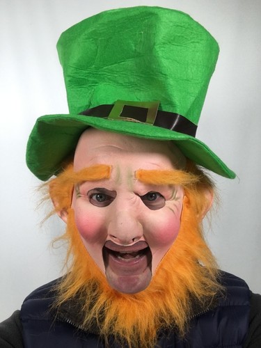 Drôle leprechaun masque - masque, latex