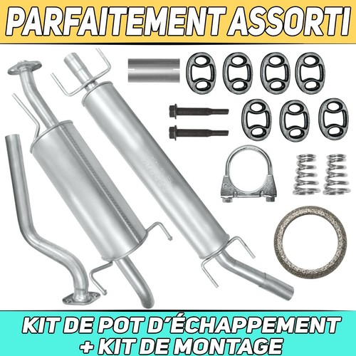 Kit pot échapp - pot, opel
