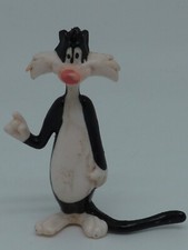 FIGURINE PVC PLASTIQUE TITI ET GROS MINET * LE CHAT