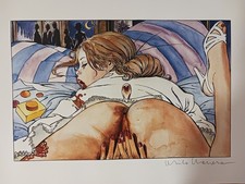 lithographie signée manara le