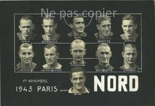 FOOTBALL 1943 équipe NORD