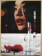 Publicité Papier - Parfum "Flower By Kenzo" De 2008, Shu Qi Mannequin