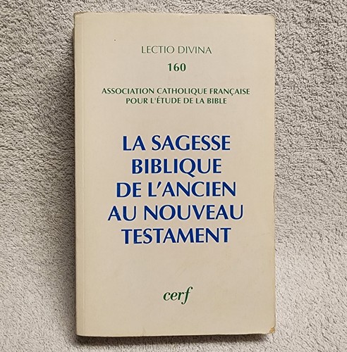 Sagesse biblique de - la,