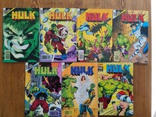 Hulk Semic Lot De 7 Numéros Du 1 Au 5 Puis 11 et 15 Marvel Comics