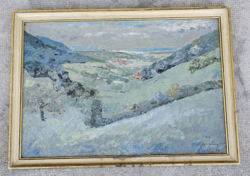 Peinture joseph saur 1908 - peinture,