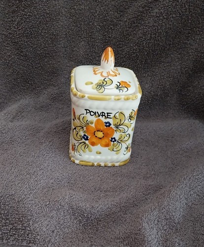 Ancien pot condiments - à,