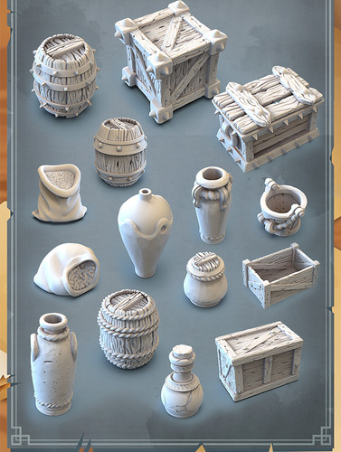 Accessoires donjons heroquest - accessoires,
