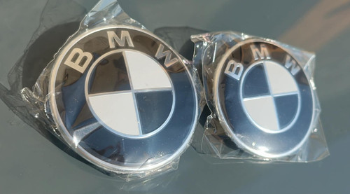Bmw noir insigne - 2x, logo