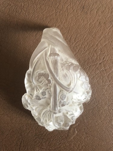 Ancienne pampille verre - ancienne, en