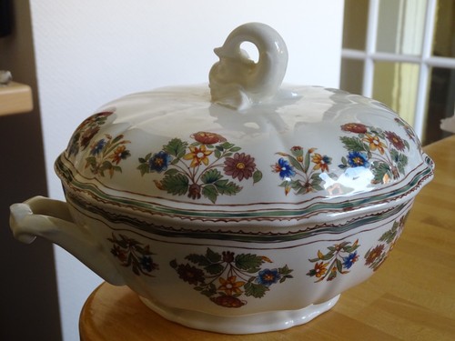 Gien faience legumier decor - faience,