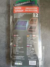 Organisateur de tiroir,rangements pour chaussettes et sous vêtements,12 places# 