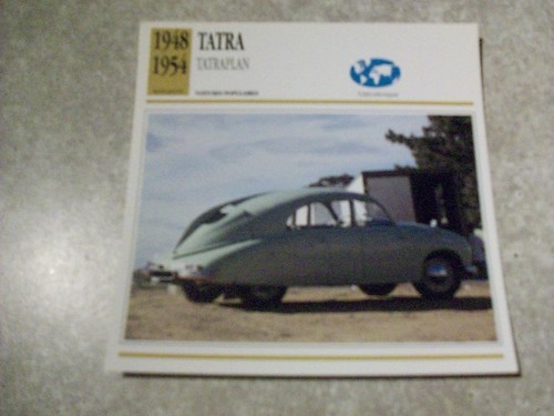 Carte fiche tatra tatraplan - fiche,