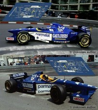 Décal Ligier JS43 Monaco 1996 1:32 1:24 1:43 1:18 Gitanes slot F1...