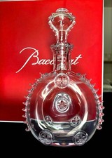 REMY MARTIN LOUIS XIII COGNAC BACCARAT CRYSTAL DECANTER BOTTLE EMPTY Rare F/S