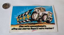 Autocollant/sticker/Aufkleber  Charrue HUARD pour votre TRACTEUR