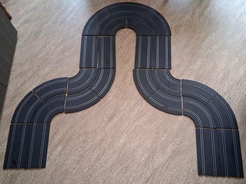 Lot rails pour circuit - 25,