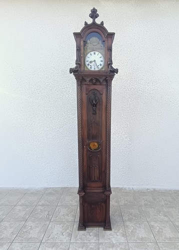 Horloge comtoise gothique - horloge,