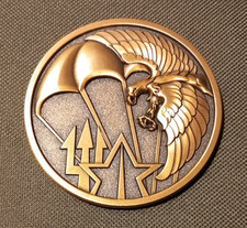 CPEOM TABLE MEDAL (02) 7cm SERVICE ACTION DGSE SPECIAL FORCES FRANCE