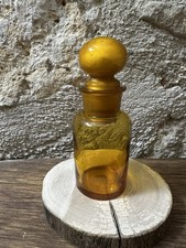 Ancienne Bouteille Flacon Pharmacie bouchon en verre