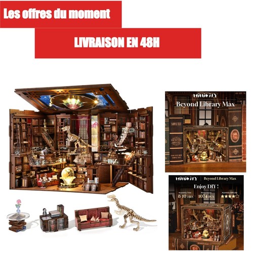 Minicity book nook kit - book,