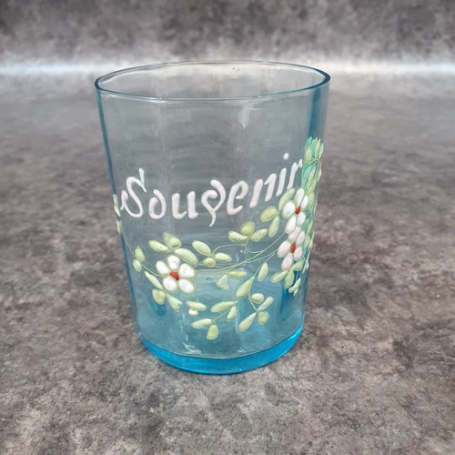 Ancien verre émaillé - verre,