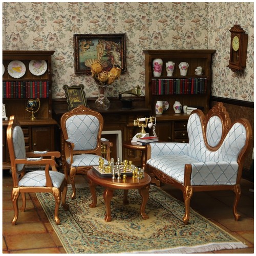 Intricately crafted doll house - intricately,
